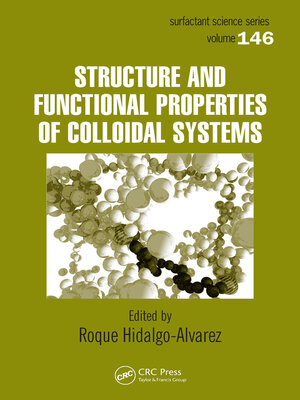 cover image of Structure and Functional Properties of Colloidal Systems